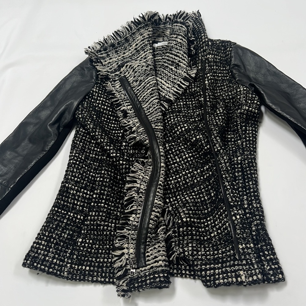 Vince Long Sleeve Zip Up Coat - Picture 3 of 5